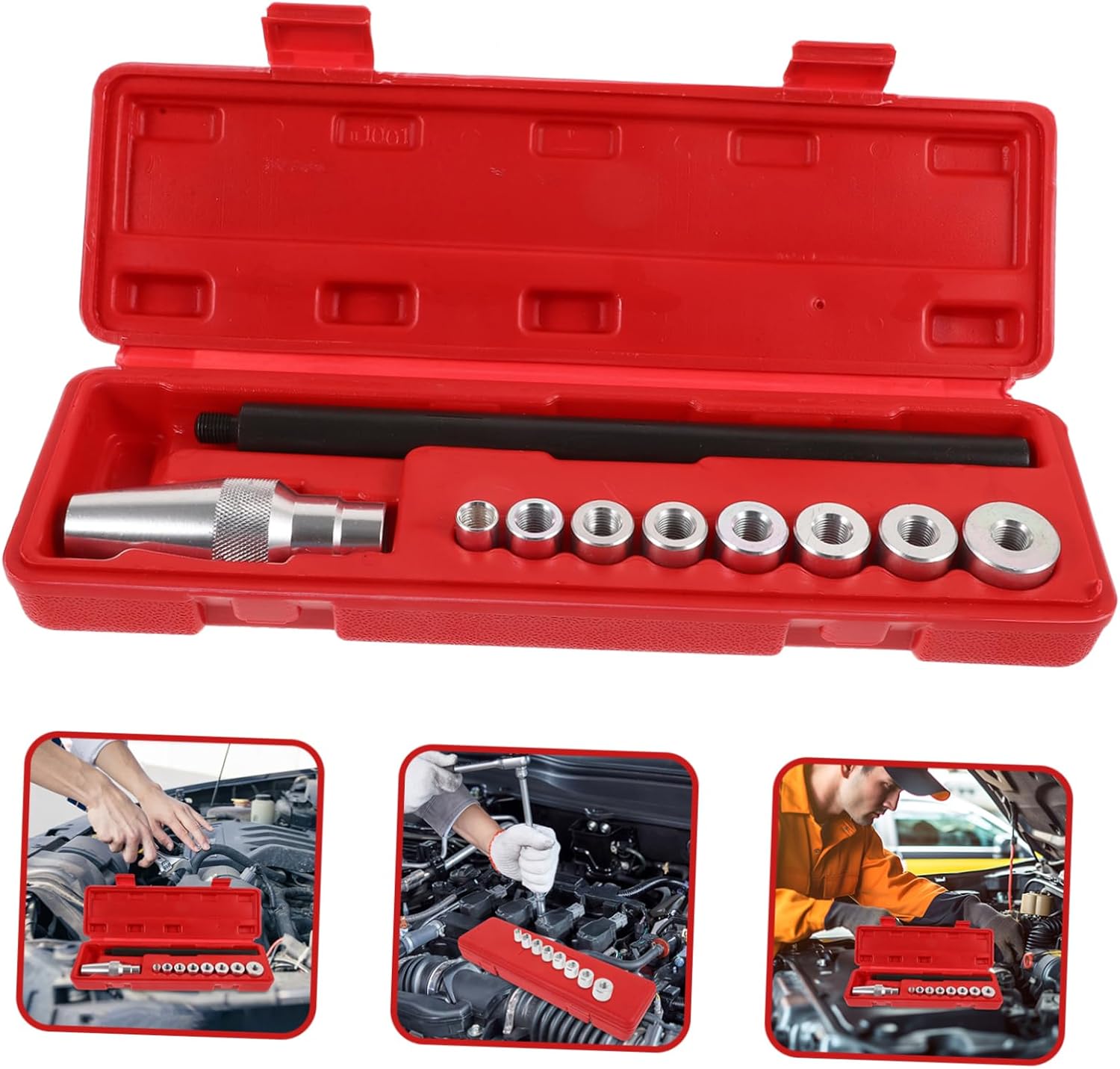 1Set Clutch Aligner Tool Kit for Automotive Repair Versatile Alignment Tools for Clutch Disc Correction Compact Design for Easy Storage and Transport