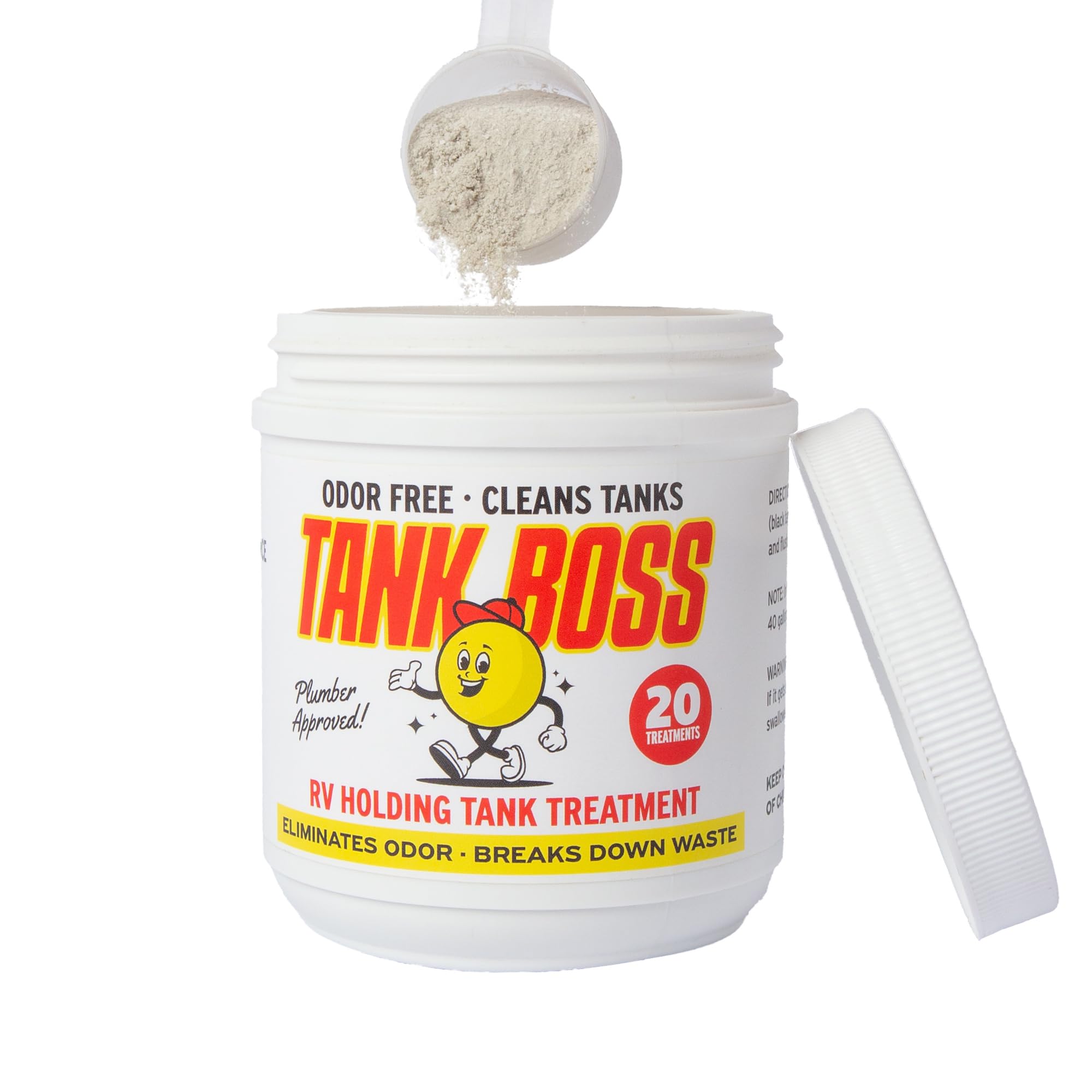 RV Holding Tank Treatment Powder, Unscented, Odor Eliminator