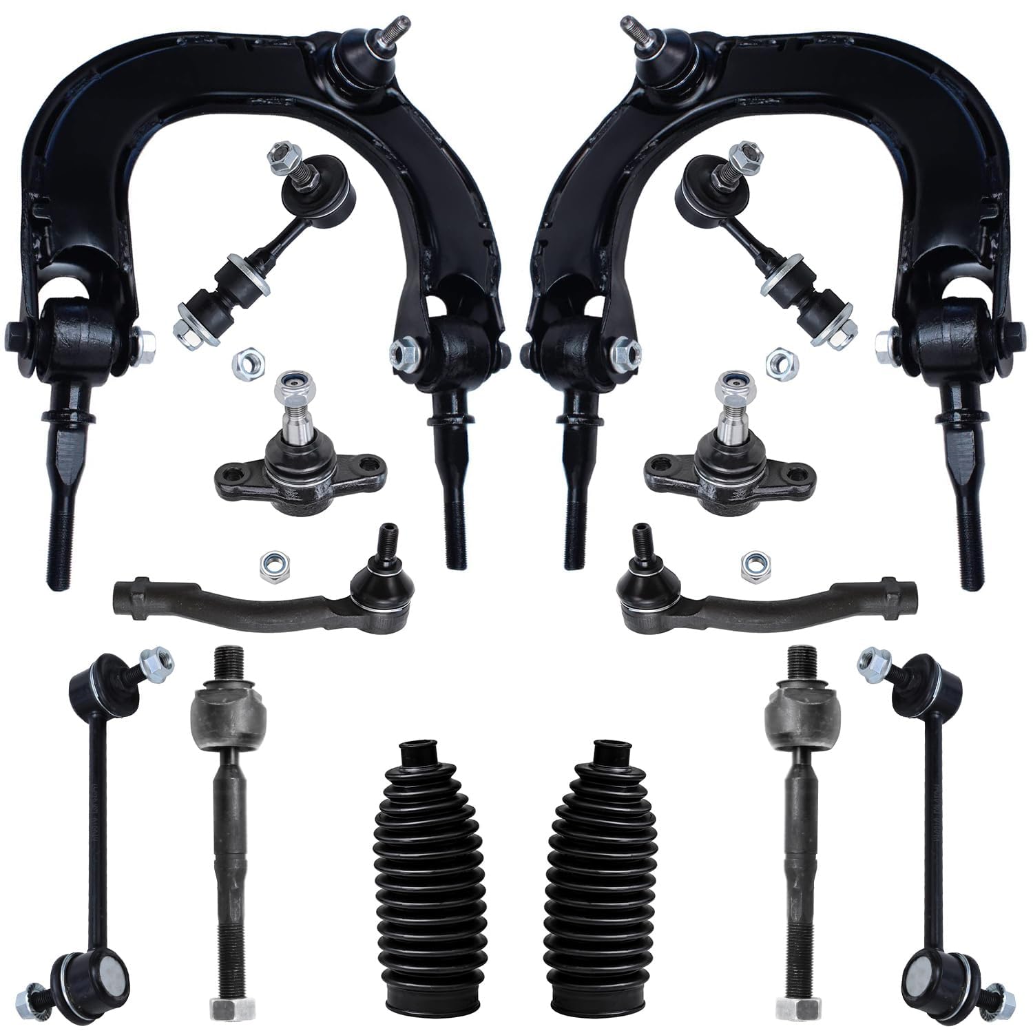Detroit Axle - 14pc Front End Kit for Hyundai Sonata XG300 XG350