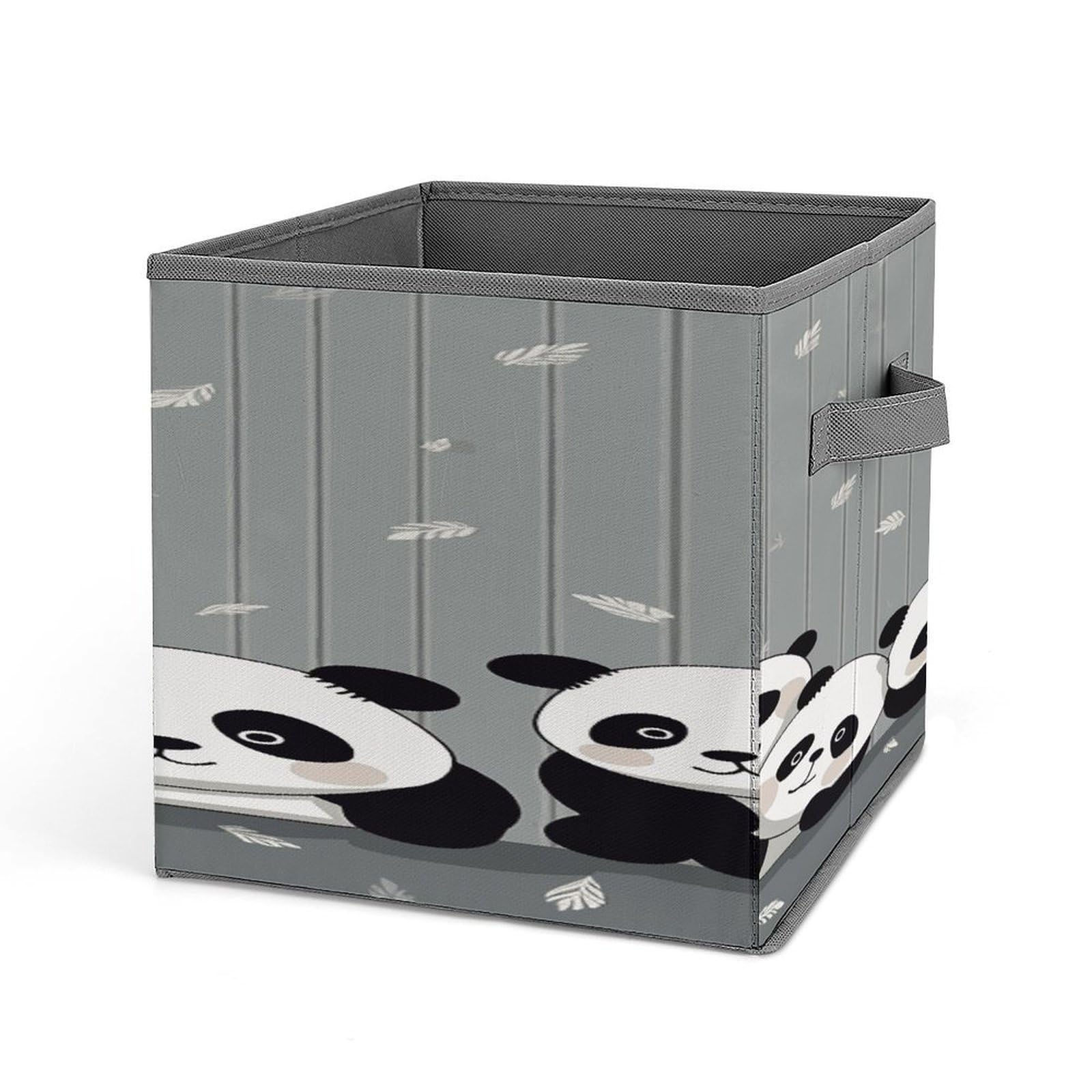 Fekiloot Style Funny Baby Panda Storage Bins Storage Baskets