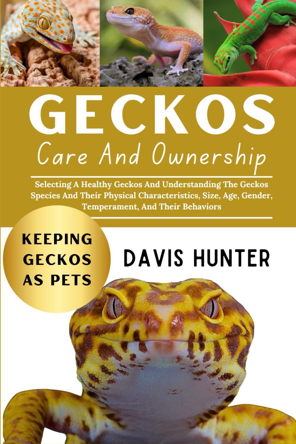 LEOPARD GECKO: All You Need To Know Concerning Leopard Geckos Care Needs And Their Lifetime