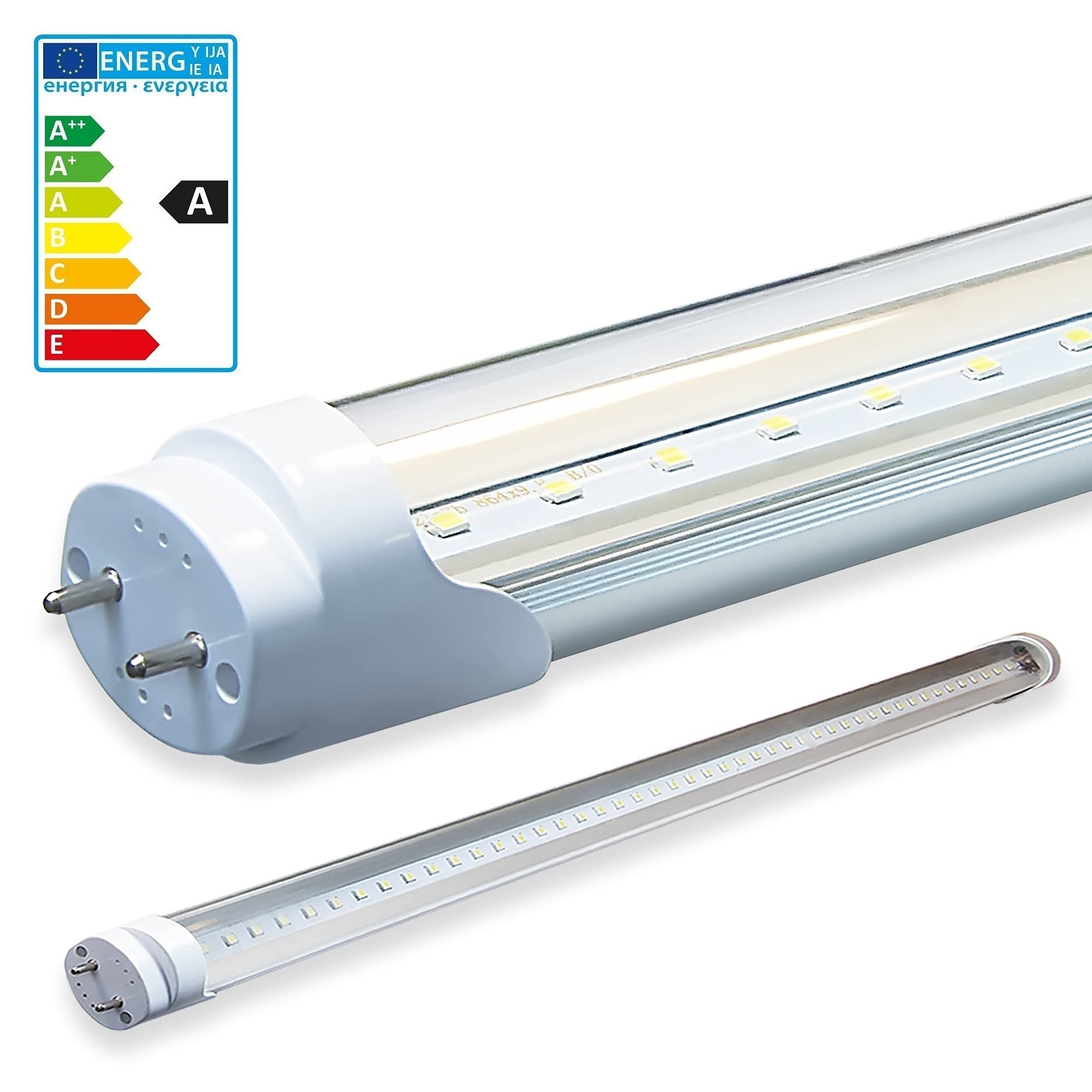 Tubo a LED G13, 14 W, neutralweiß, 90 x 26 x 26 cm, 5 unità