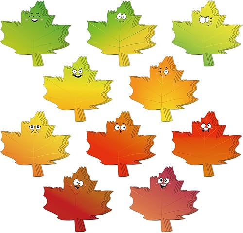 Eaasty 200 piezas de hojas de arce, recortes de hojas de papel de otoño, coloridos tableros de anuncios de otoño, troquelados de hojas de otoño,
