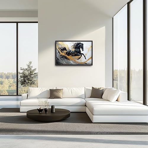 Miniatura 5 de Arte de pared de caballos, imágenes de caballos, decoración de habitación de caballos, impresiones en lienzo modernas para el hogar, decoración