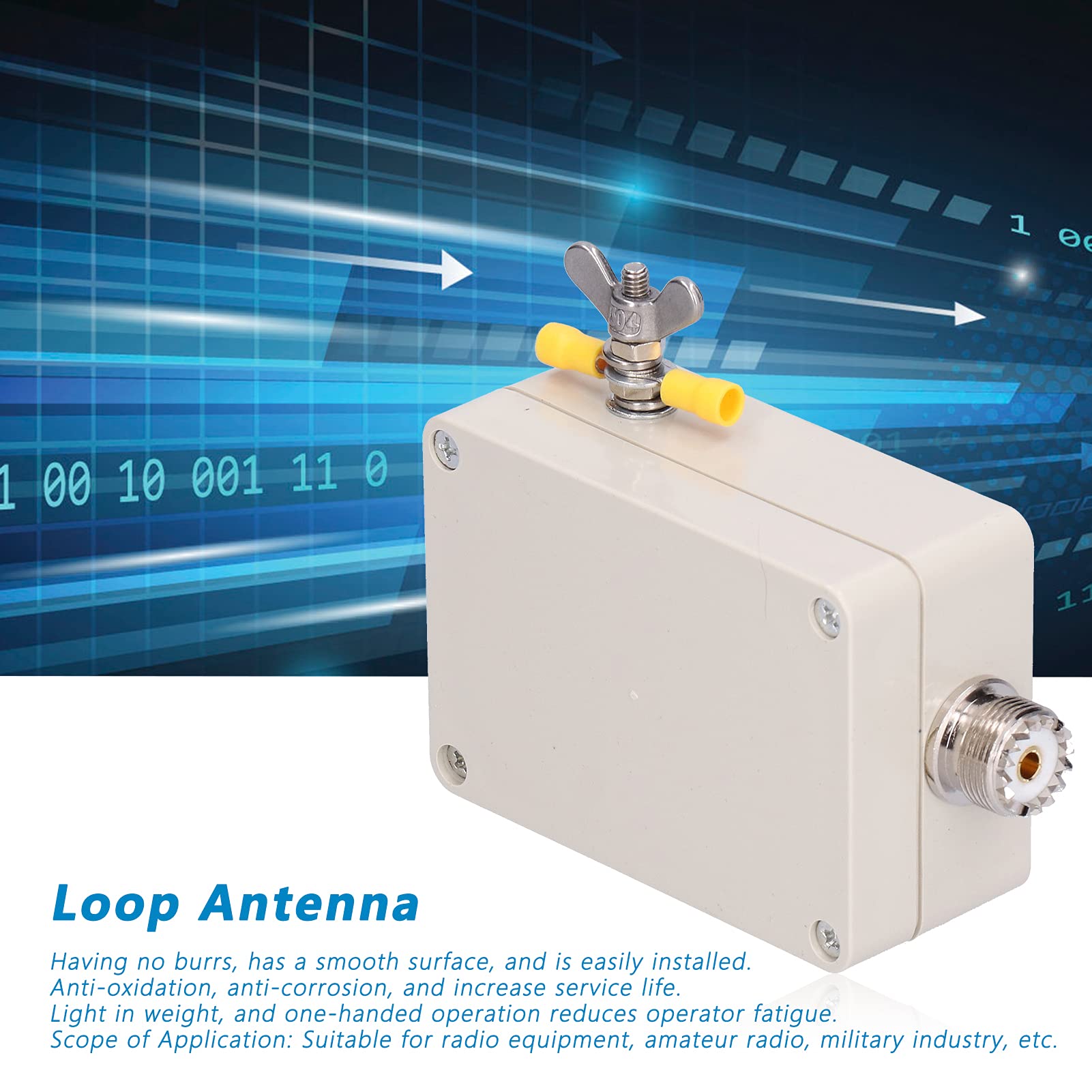 Antena de bucle Plyisty, 5-35 MHz, 49:1, para SWL y HAM Radio