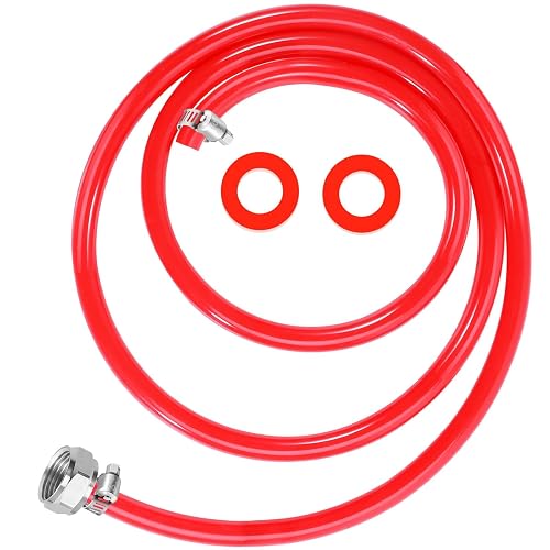 5FT Beer CO2 Gas Line with Barb Fitting Connector, ID 5/16' Keg Gas Line | WELLBOM Kegerator Lines Keg Lines Replacement