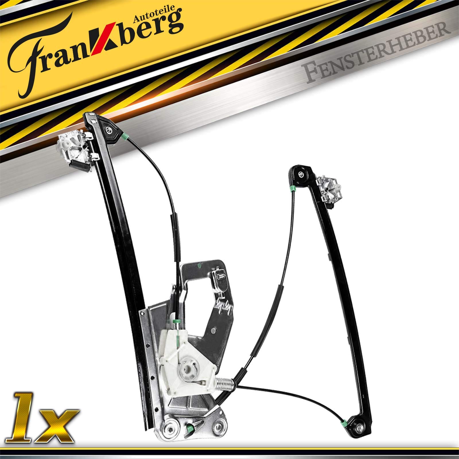 Frankberg Elevalunas Delantero derecho Compatible con Serie 5/Serie 5 Touring E39 Todos los Motores 1994-2004 51338252394