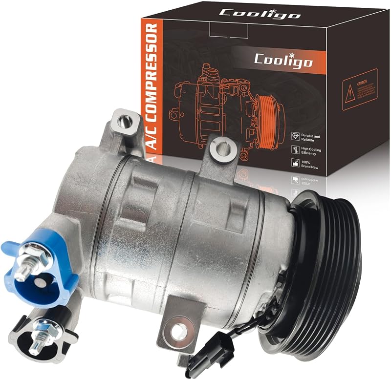 Compressor do ar-condicionado COOLIGO com embreagem para Ford Escape 2008–2012 – 1 unidade