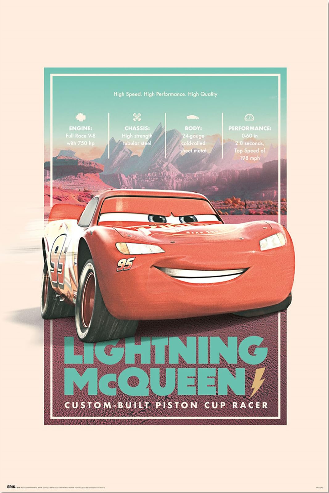 empireposter Cars Poster Lightning