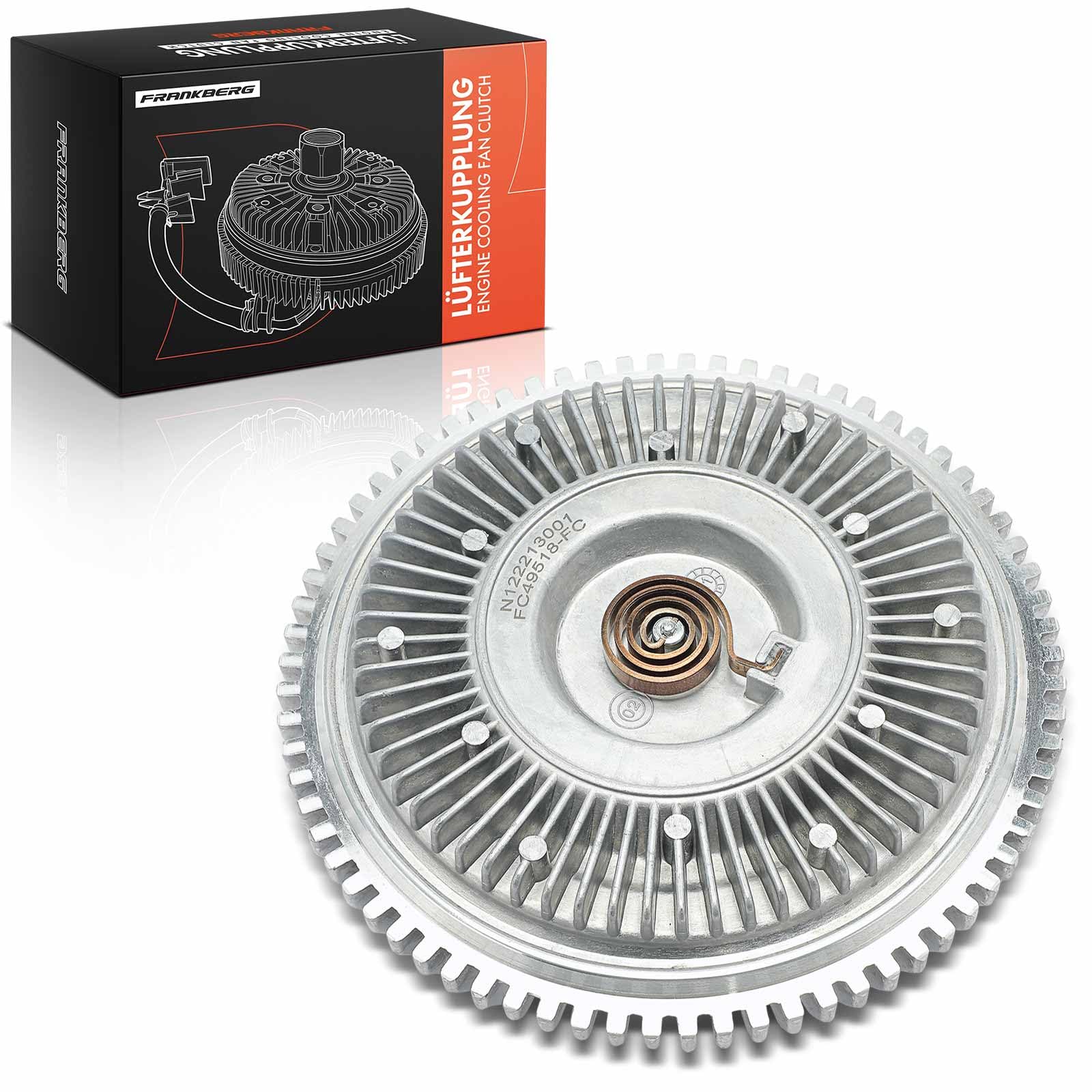 Frankberg Frizione della ventola Diesel Compatibile con Transit Furgone E 2.5L Transit Pianale/Telaio E 2.5L Transit Pianale/Telaio T 2.5L Transit Bus E 2.5L Transit Bus T 2.5L Replace# 49518