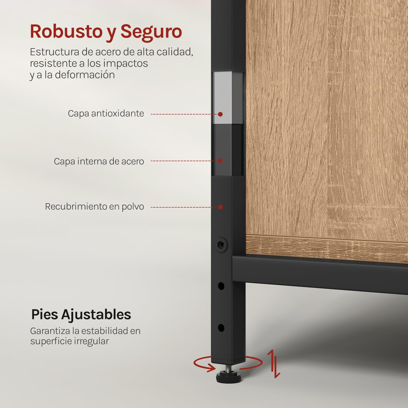 WOLTU Estantería Almacenaje, Estanteria de Pie