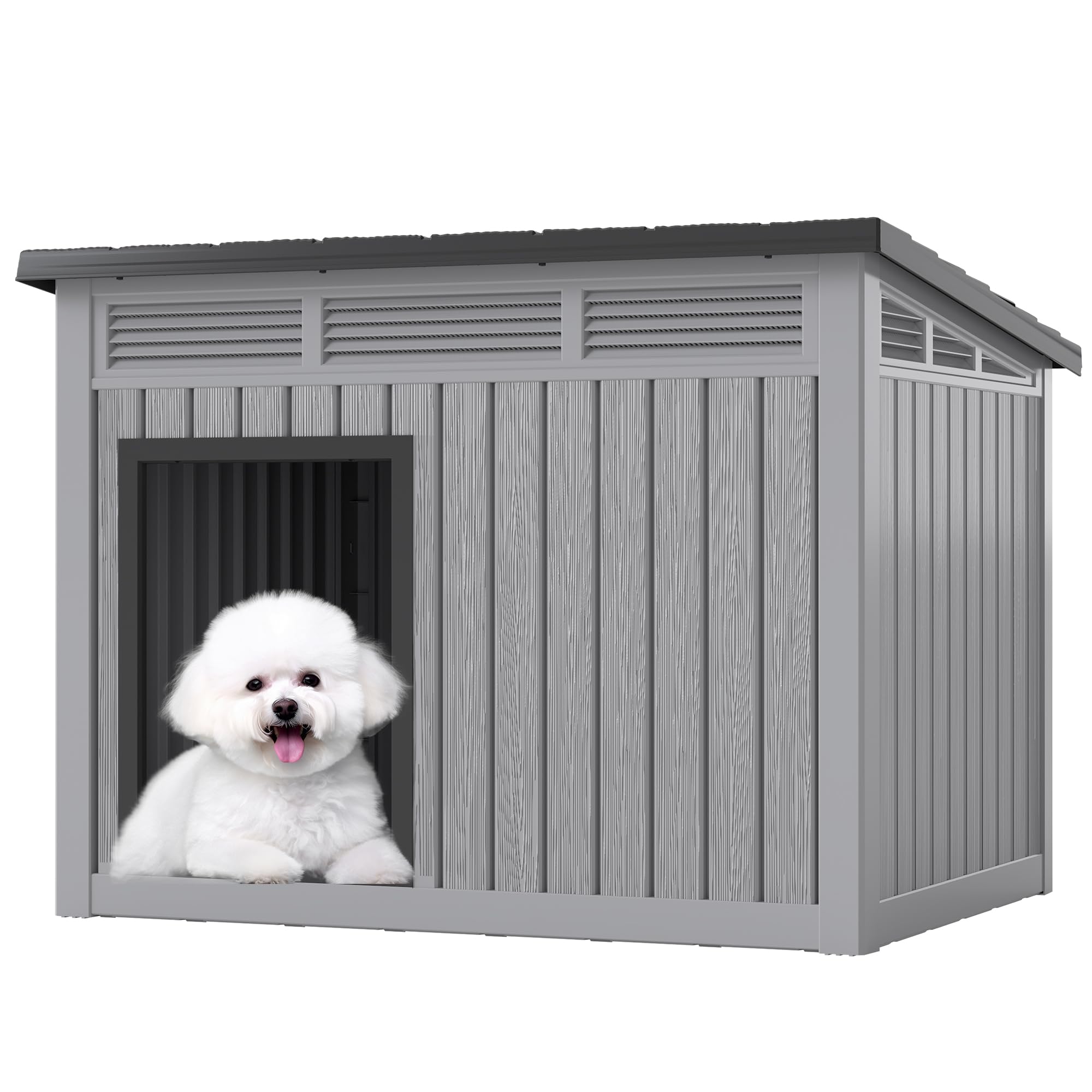 家具 w.corgi2pt.poodle7 Dog House for Indoor & Outdoor Use - Weatherproof Roof & Removable