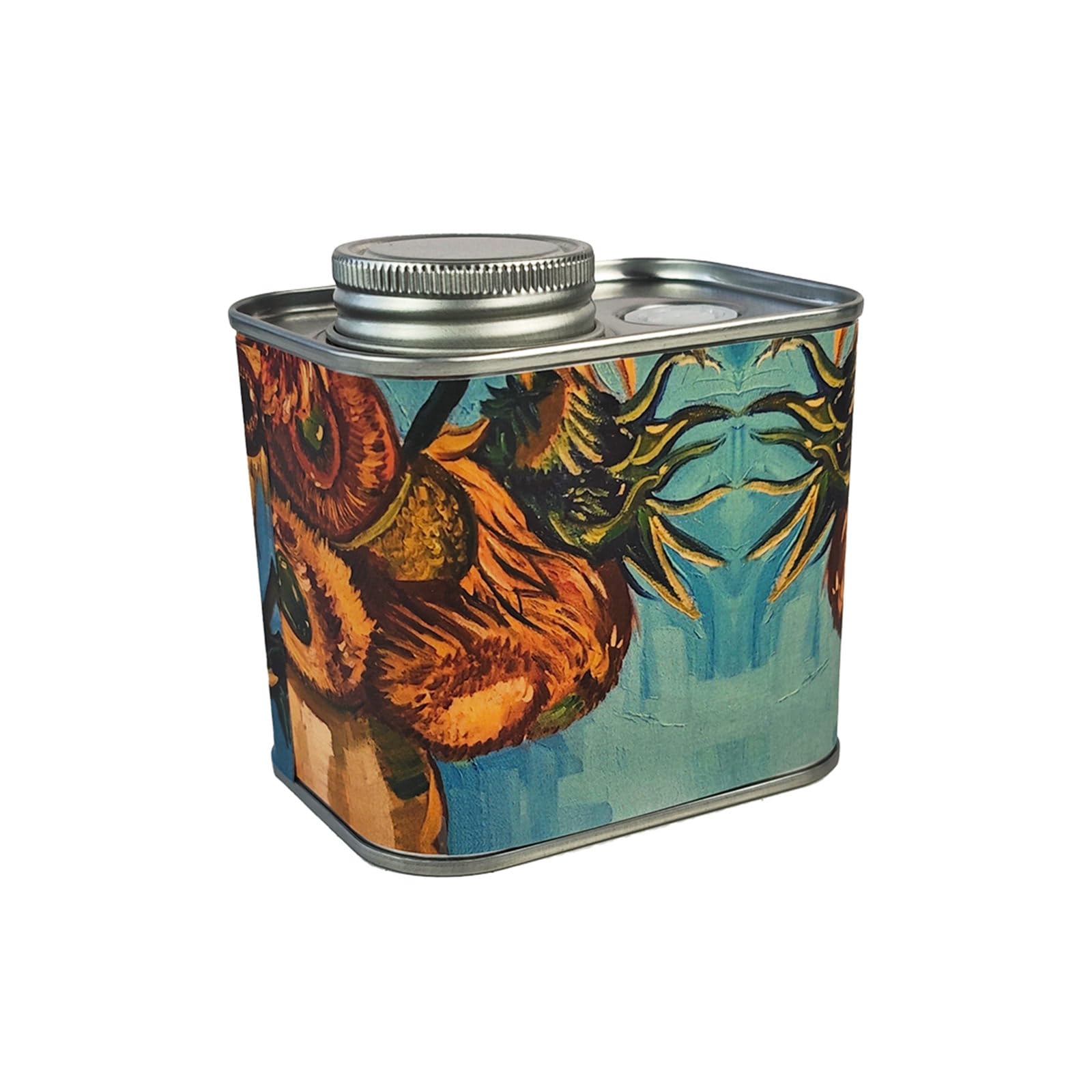 HGENAHGTF Multifuntional Tinplate Storage Jar Coffee Storage Tin Suitable for Sugar and Dry Food Keeping Freshnesses Container