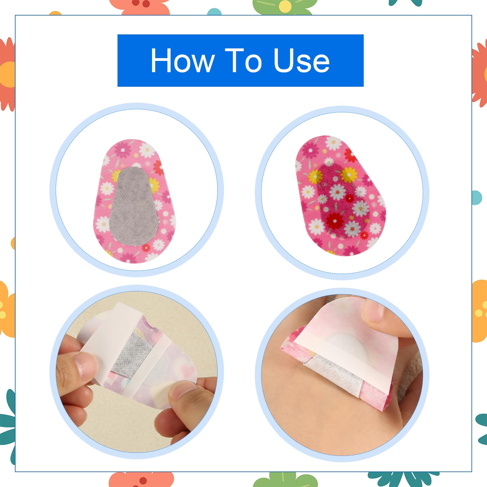 60 Piezas Parches Oculares para Niños, 5x7,5 cm Adhesivo Vendaje de Parche Ocular Suave Máscara para Ojos Que Bloquea la Luz Transpirable Parche Ocular de Tela Regalo para Niños (12 Estilos)