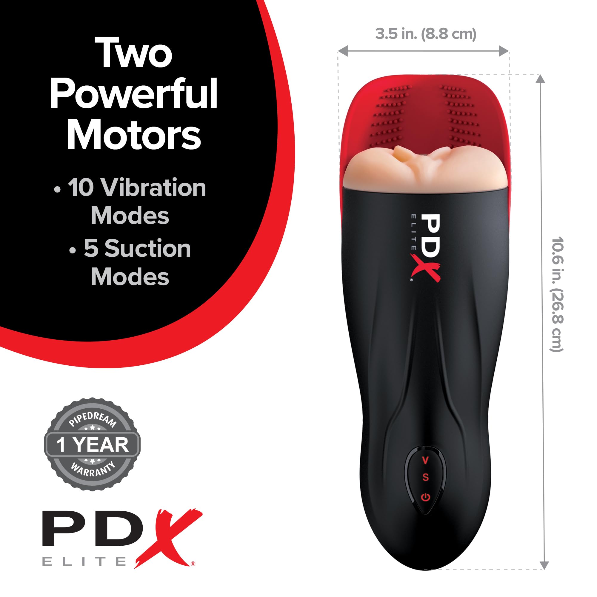 vibe sex toys Pdx Elite Moto-Bator Pro Rechargeable Masturbator Male Sex Toy – Primal  Pleasure main image 0