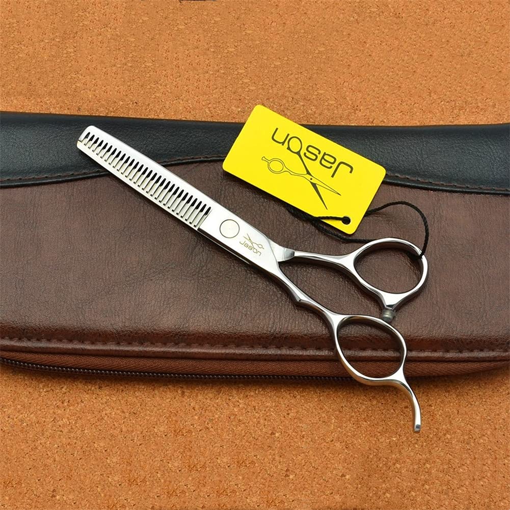 Ensemble De Ciseaux À Couper Les Cheveux Professionnels De Gauche, en Acier Inoxydable Ciseaux De Ciseaux Et Ciseaux D'amincissement, pour Coiffure, Salon, Maison, Lumière Et Nette,6.0 inch