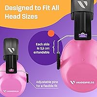 Vista 7 de Vanderfields Auriculares de Protección Auditiva - 26dB - Protección Auditiva para Tiro de Rango - Orejeras con Cancelación de Ruido para Adultos