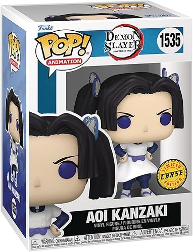 Miniatura 2 de POP Anime: Kimetsu no Yaiba - Aoi Kanzaki - Figura de vinilo de Chase Funko edición limitada (con funda protectora de caja compatible), multicolor,