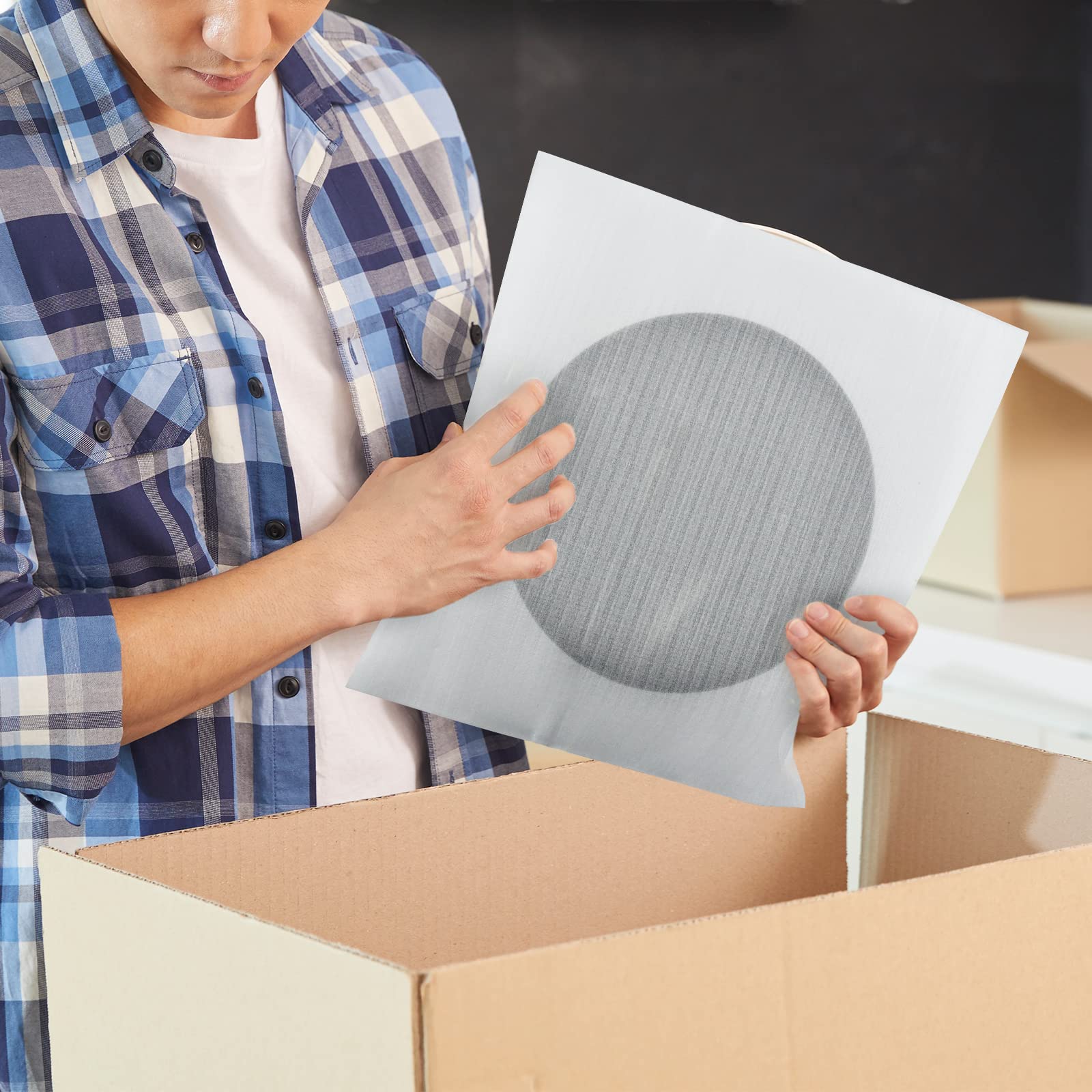 OTYMIOW 100PCS Material de Embalaje de Espuma Mudanza Papel de Embalaje de Espuma Mudanza Envoltorio Bolsas de Burbujas de Aire Mudanza Cajas de Embalaje de Espuma Bolsas de Algodón Perladas