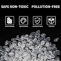 Vista 4 de Katfort Clear Container with Lid, 4 Packs Rectangular Storage Containers Plastic Storage Box Small Clear Storage Box for Storage, Beads, Crafts