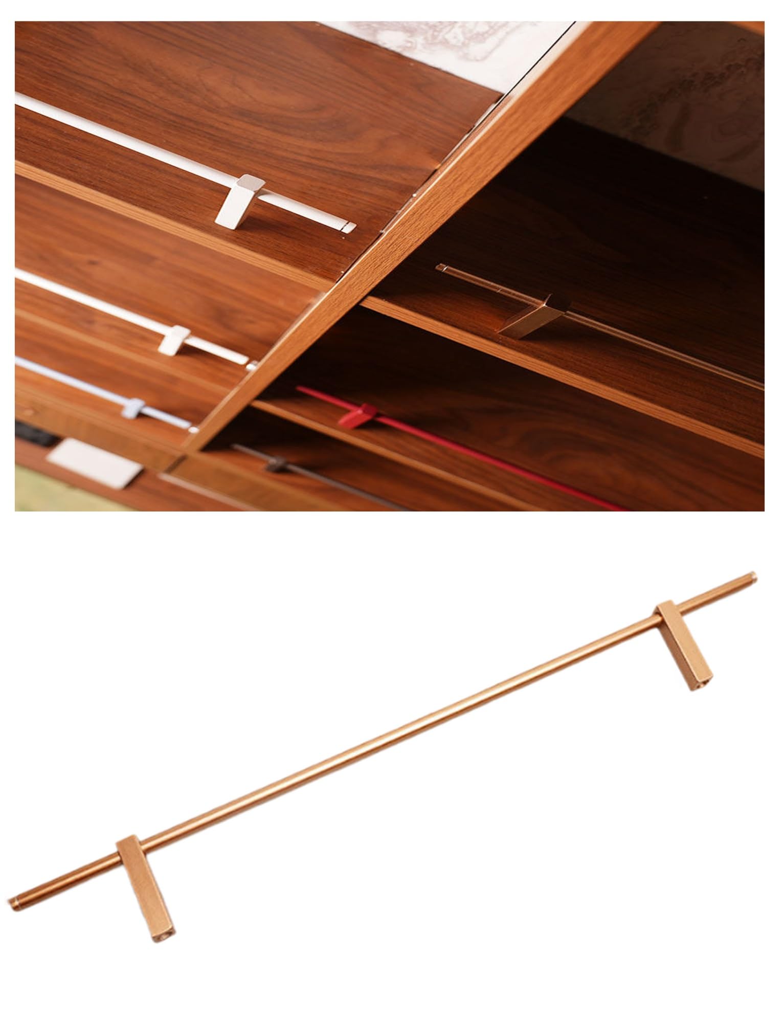 Generico Mobiletto Porta Scarpe, armadietti per corridoio, scaffale, Copri Scarpe, cassetto, ripiano Pieghevole, Panca d'ingresso, Ringhiera in Metallo di Alluminio dor