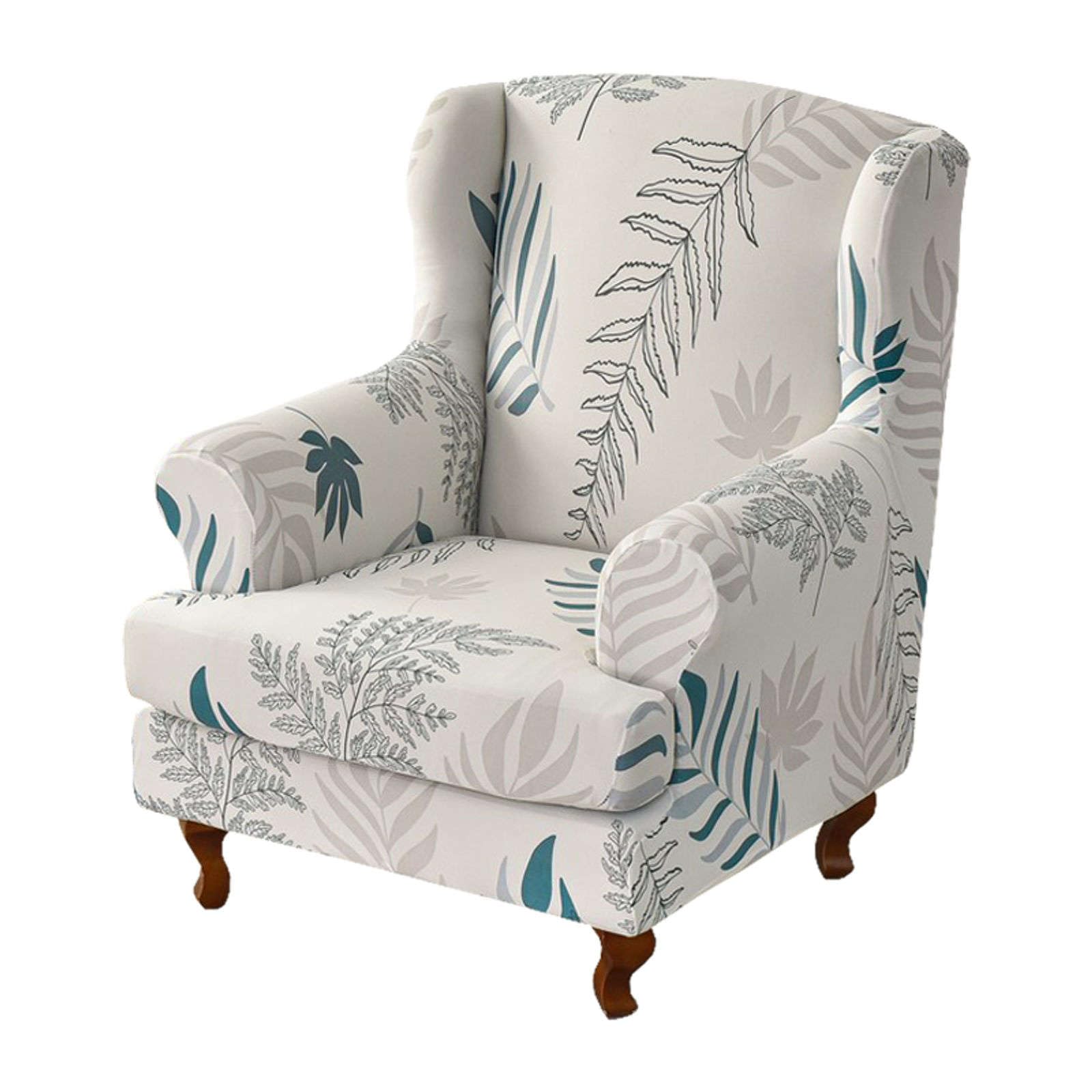 Housse de fauteuil à oreilles imprimée idéale pour décorer le salon