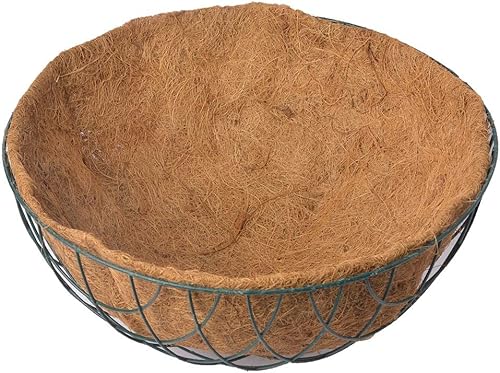 Miniatura 4 de Forro redondo de repuesto de fibra de coco de 14 pulgadas para cesta colgante (3 piezas)