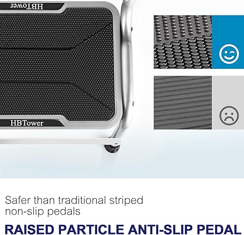 Miniatura 3 de HBTower Taburete de 2 escalones, taburetes para adultos y niños con patas de goma antideslizantes, taburetes resistentes para dormitorio, cocina,
