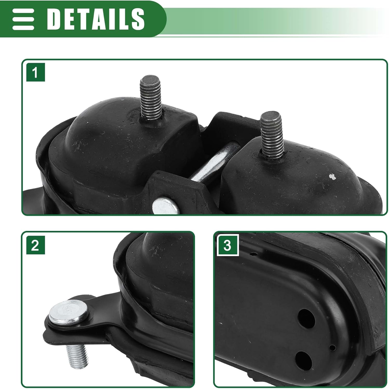 Motoforti Engine Motor Mount, Engine Mounting, for CHEVROLET Impala 2005-2016, No.10419763, Black