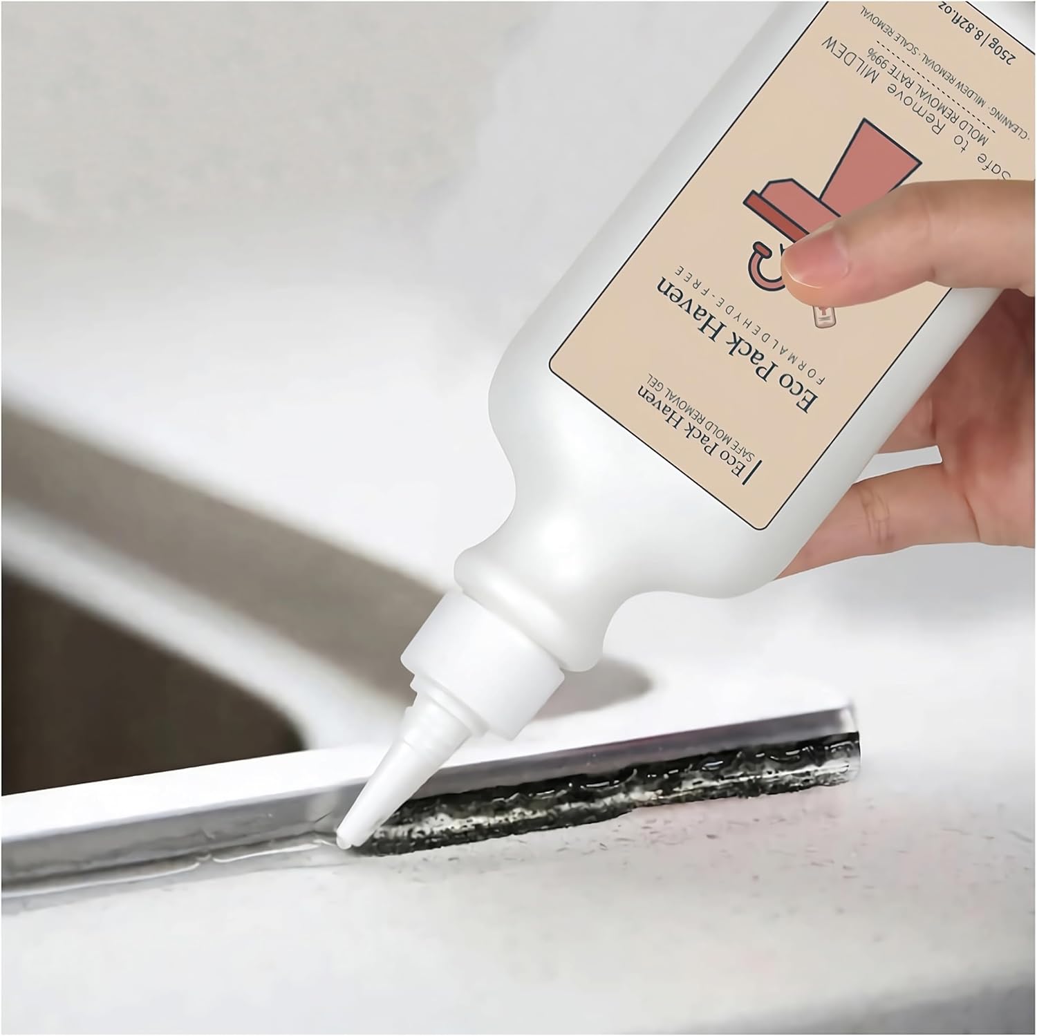 Mold Remover Gel 250ml/g, Home Mold Cleaning Gel for Washing Machine