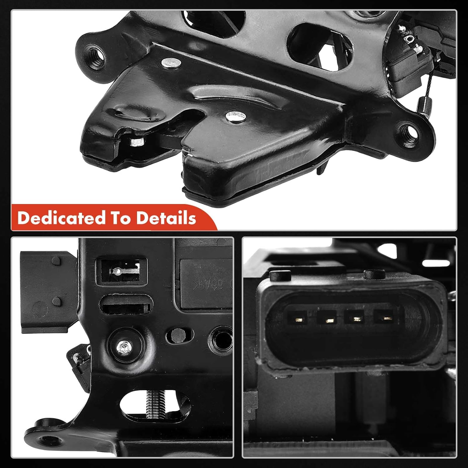 A-Premium Trunk Latch Compatible with Chevrolet Chevy Malibu 2005-2012 & Pontiac G6 2008-2009 & Saturn Ion 2003-2007, Aura 2007-2009, Rear Tailgate Lock Latch Actuator
