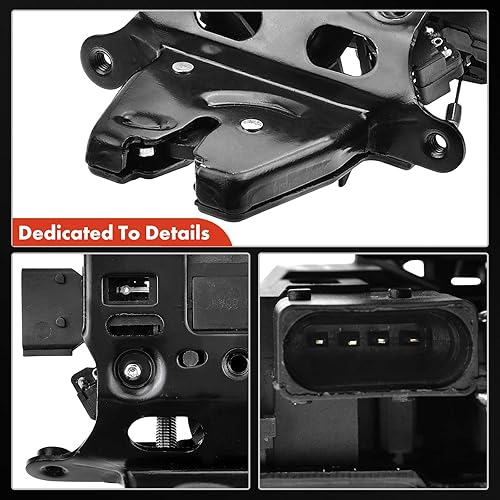 Miniatura 7 de A-Premium Actuador de bloqueo para camión trasero compatible con Chevrolet Malibu 2005-2012 Pontiac G6 2008-2009 Saturn Ion 2003-2007 Aura 2007-2009