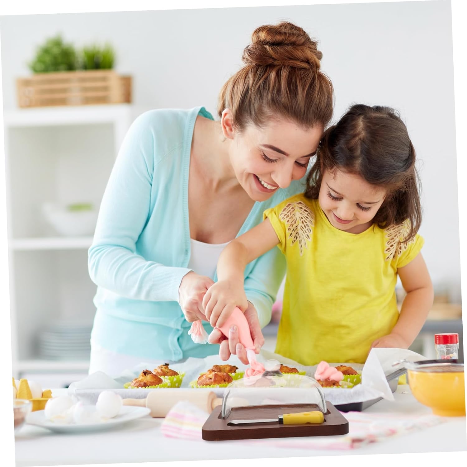 Square Butter Dish with Glass Dome and Metal Cutter Clear Butter Holder for Fresh Storage Deep Brown Color Kitchen Essential