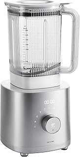 Zwilling Enfinigy Mixeur haute performance 1600 W 1,8 L 6 programmes automatiques Argent + Pilon