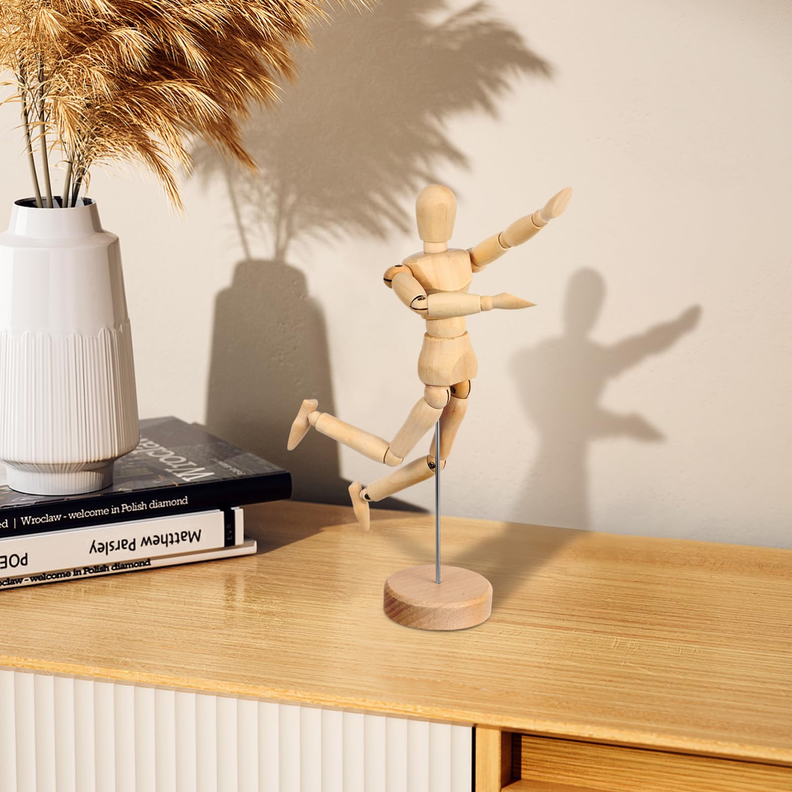 Amazon.com: VILLCASE Wooden People Figures Drawing Mannequin