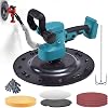 Electric Wall Smoothing Machine, Cordless Wall Mortar Finishing Machine, Electric Trowel for Smoothing and Polishing Walls, 6 Variable Speeds with Switch Battery Not Included