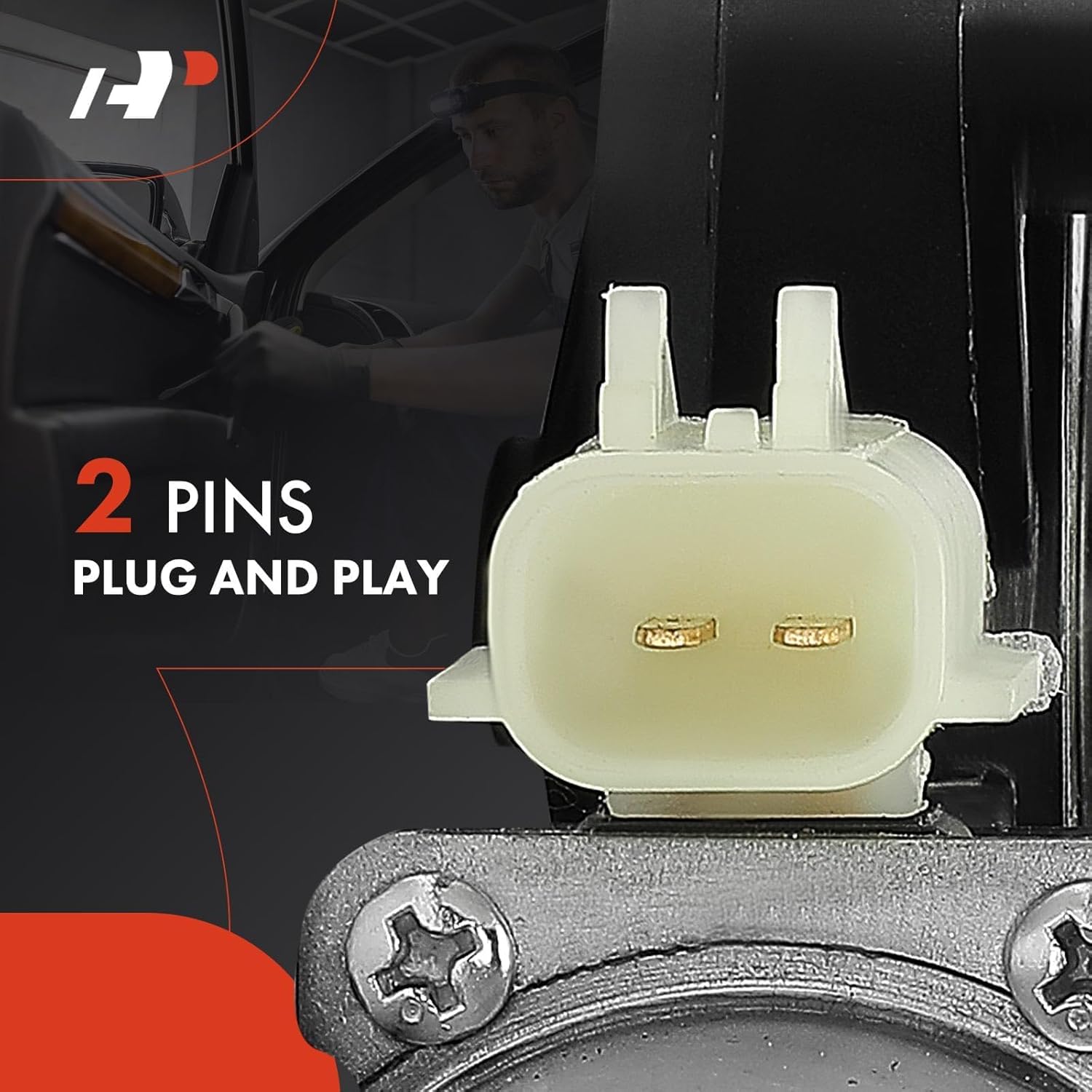 A-Premium Window Lift Motor Compatible with Dodge Grand Caravan 2008-2020, Avenger 2008-2014 & Chrysler Town & Country 2008-2016, 200, Sebring 2007-2010 & Ram C/V, Without Express Up & Down Function