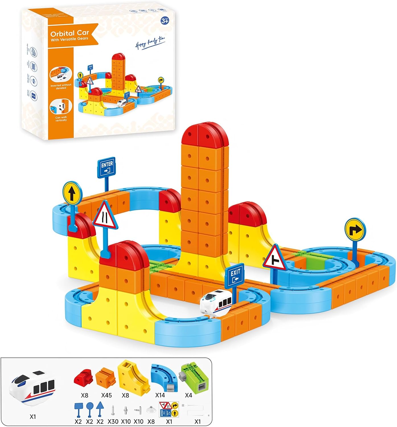 Train Set Big 147 pcs