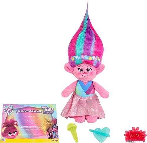 Miniatura 5 de Little Live Pets Scruff-a-Luvs Trolls Band Together revela. Lava, revela y estiliza una bonita muñeca de peluche de Trolls