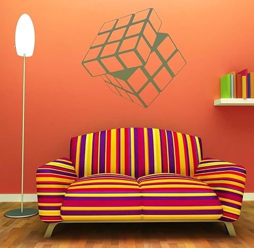 Miniatura 4 de Wall Decals for Kids Rooms - Rubik's Cube Vinyl Sticker Decor for Teenagers, Children, Baby Nursery, Playroom, Bedroom, or Office