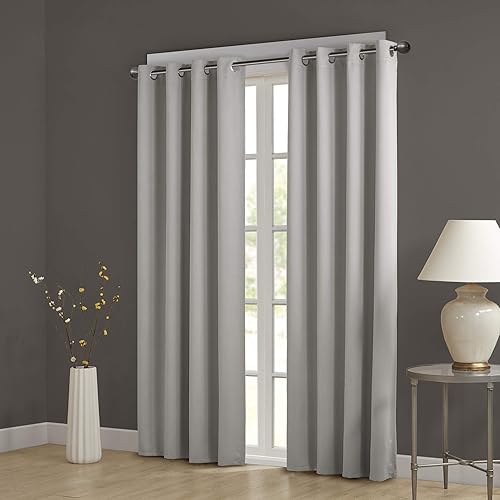 Miniatura 9 de Comfort Spaces Par de cortinas opacas con ojales en la parte superior, reducción de ruido, con aislamiento térmico de eficiencia energética, para