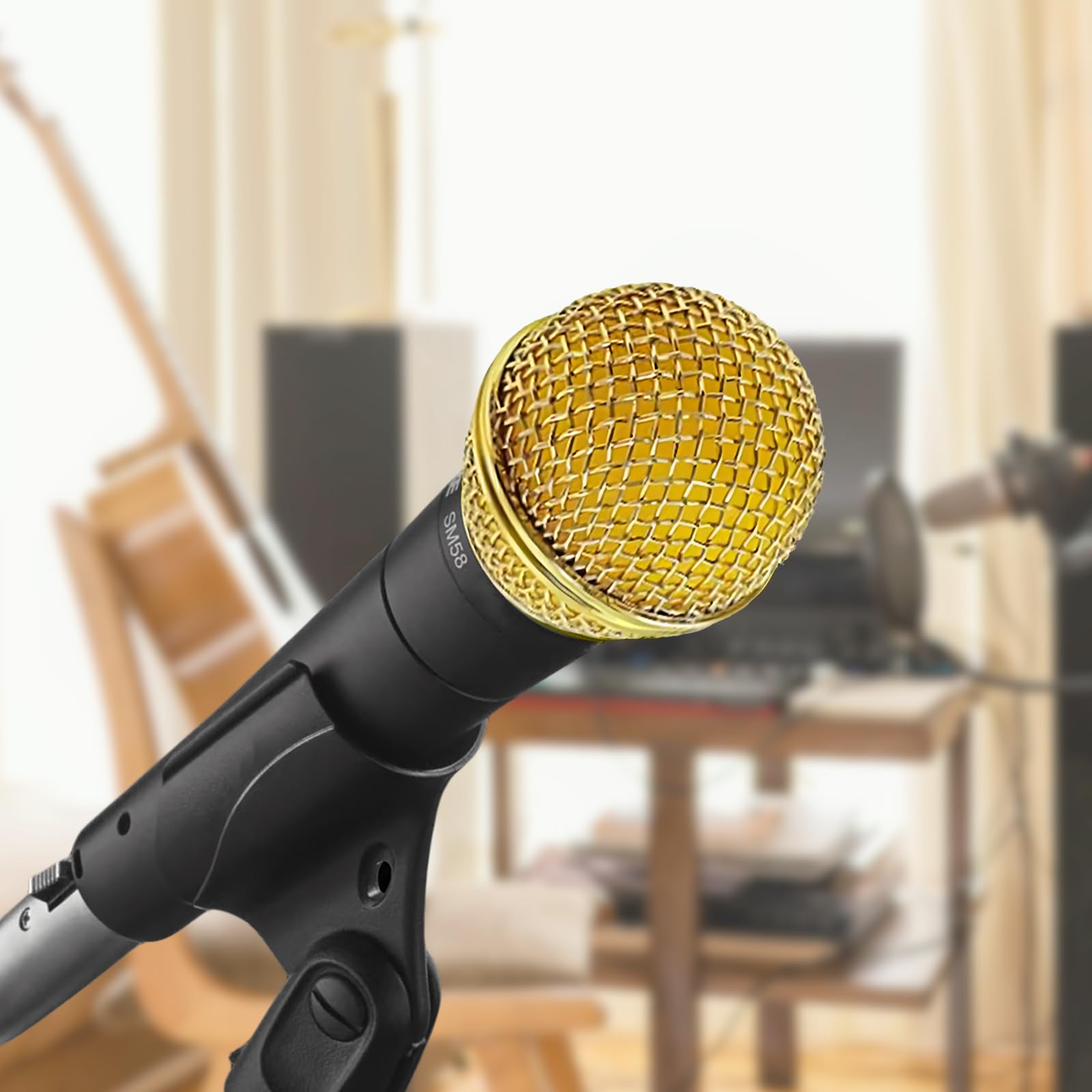 XIJ Grille De Microphone Remplacement De La T&ecirc;te De Microphone, T&ecirc;te