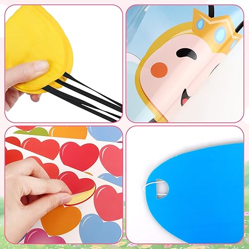 Miniatura 7 de Hooqict Juegos de San Valentín para niños, decoración del día de San Valentín, decoración del día de San Valentín, decoración del día de San