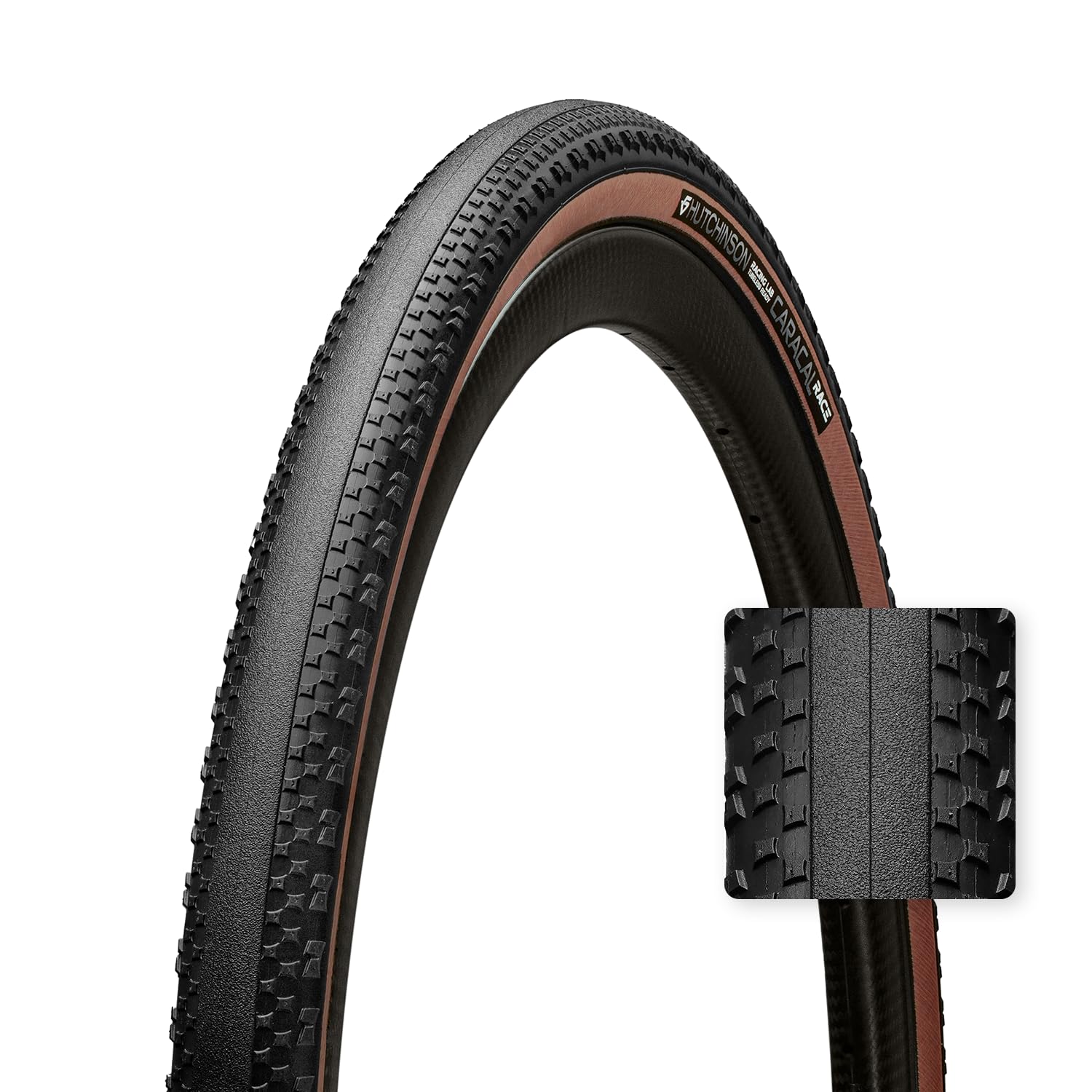 Hutchinson Caracal Race - Pneumatico per ghiaia tubeless ready, colore: Marrone chiaro