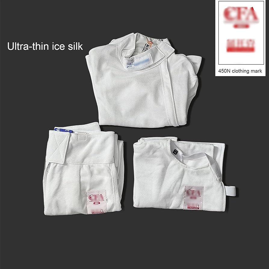 Amazon.co.jp: 3ピースプロフェッショナルフェンシングスーツ