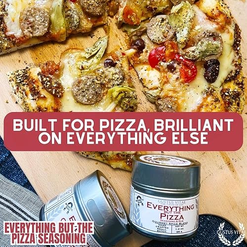 Miniatura 7 de Everything But the Pizza Seasoning | Todo natural | Sin OMG | 1.0 oz (28 g) | Mezcla de especias gourmet | Lote pequeño | Masaje artesanal | Paquete