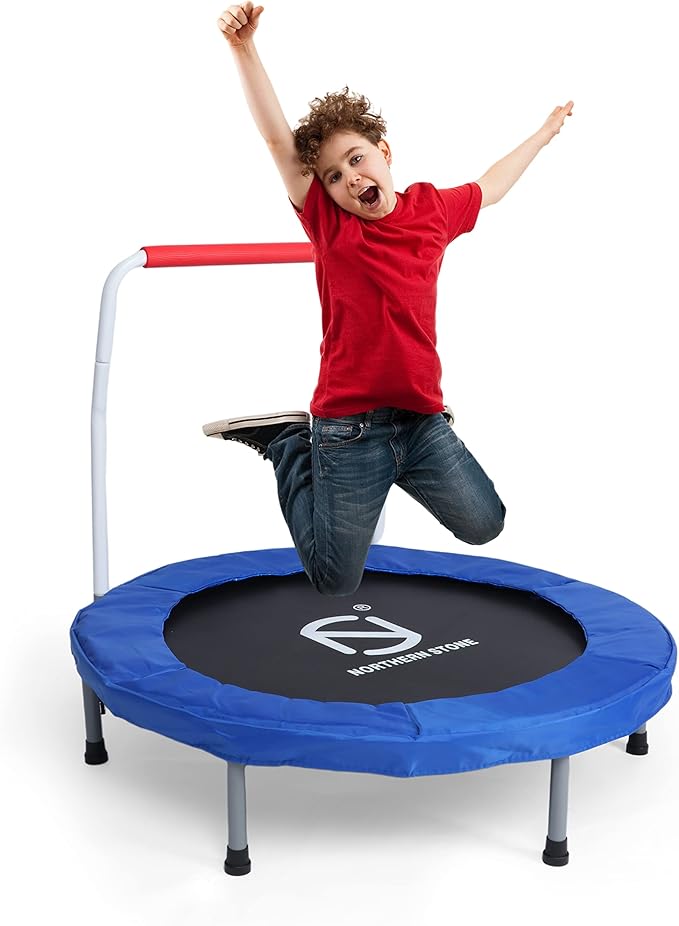NORTHERN STONE 36Inch Folding Mini Fitness Trampoline Aerobic Exercise