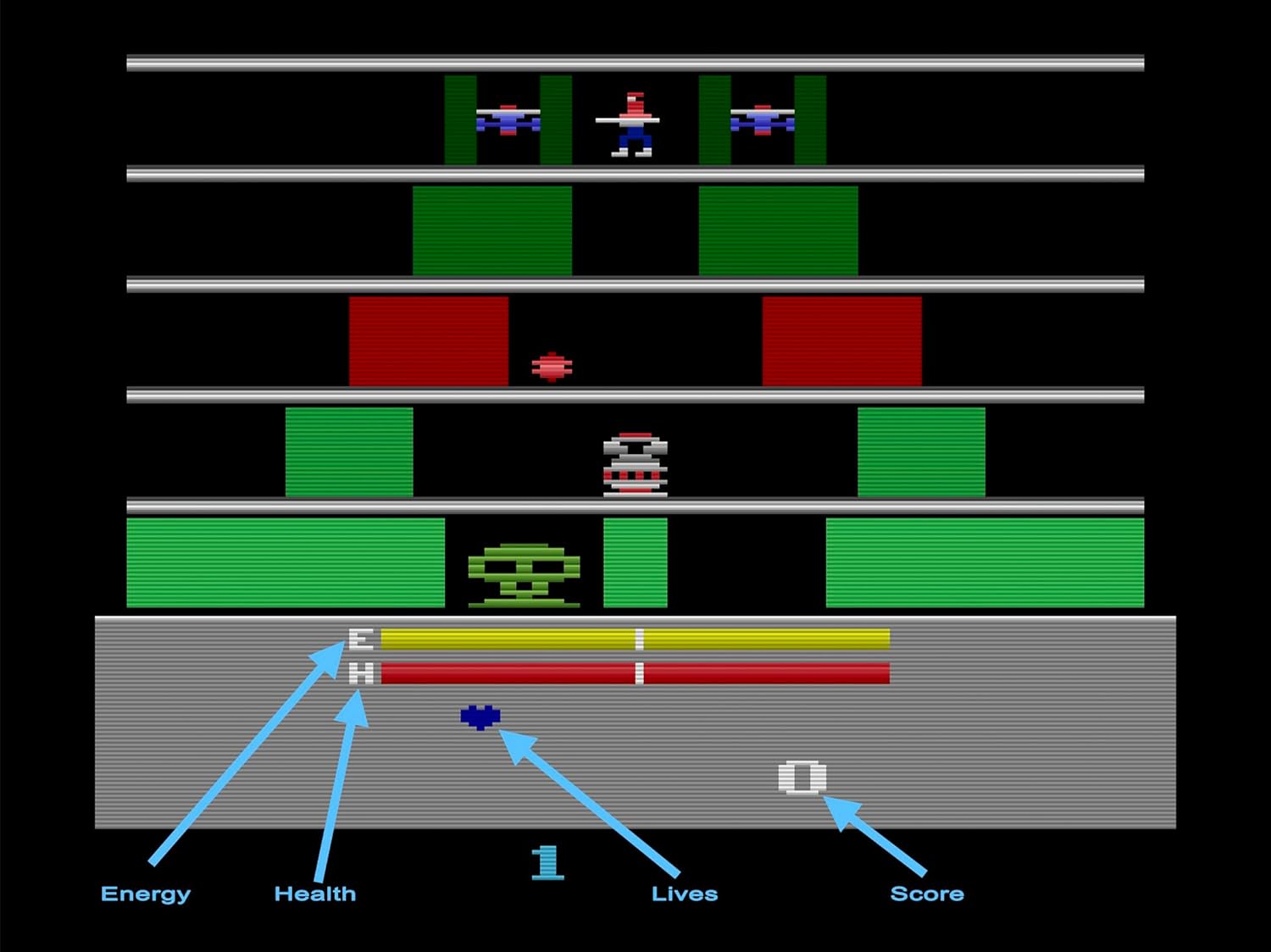 Alien Abduction! - Atari 2600, 7800+ Game Cartridge from The Legendary Creator of H.E.R.O. Factory-Sealed Collectible for Atari Retro Games Fans VCS Video Games (Standard Edition)