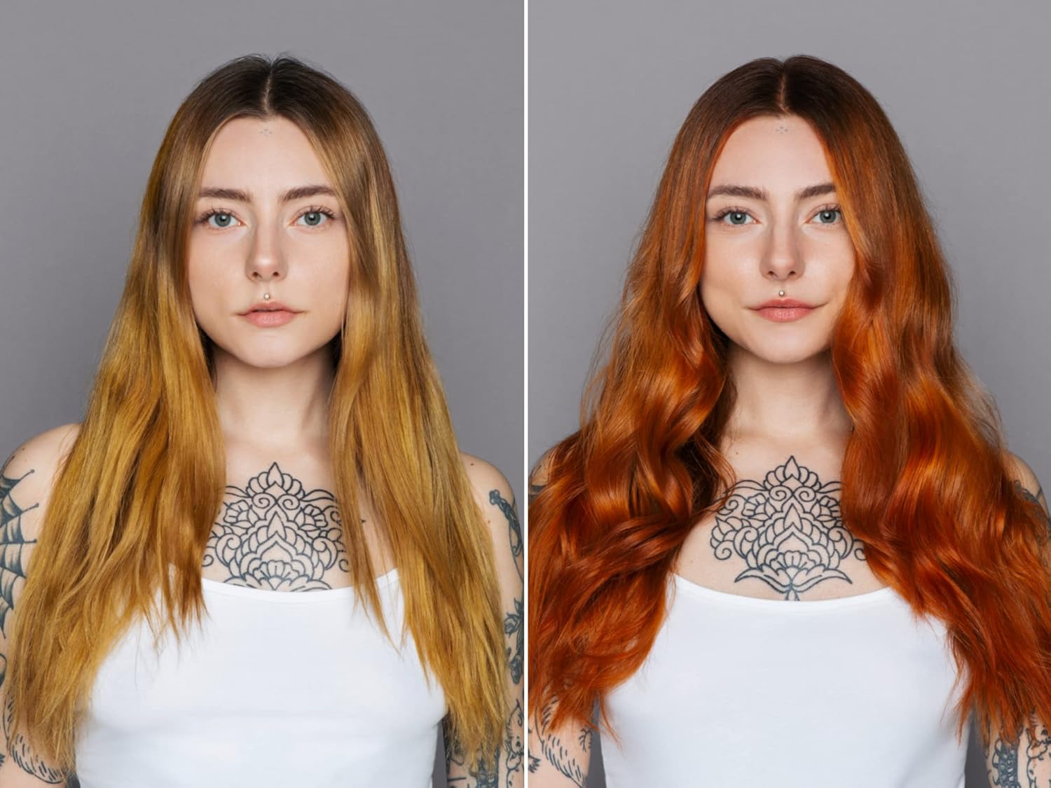 GDY DYEposit Color Depositing Conditioner (Copper) and Semi Permanent Hair Dye (Riot)
