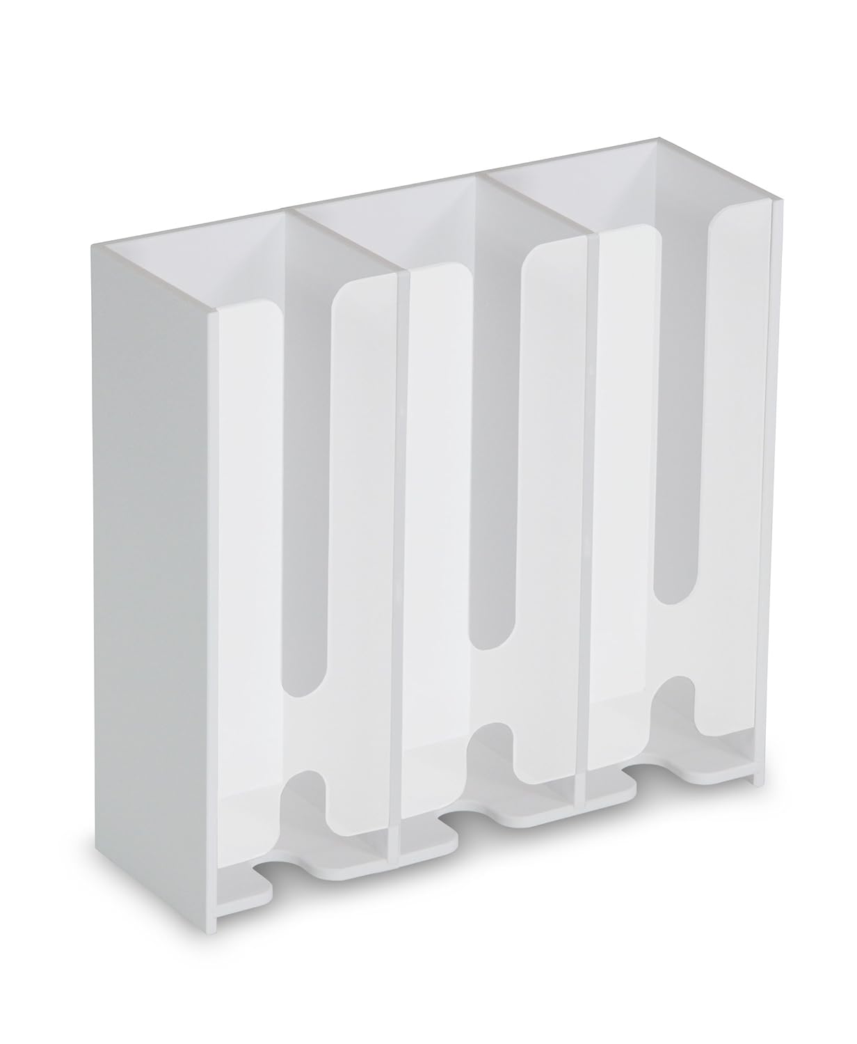 TrippNT 50249 Wall Mountable and Bench Top White PVC and Acrylic Triple